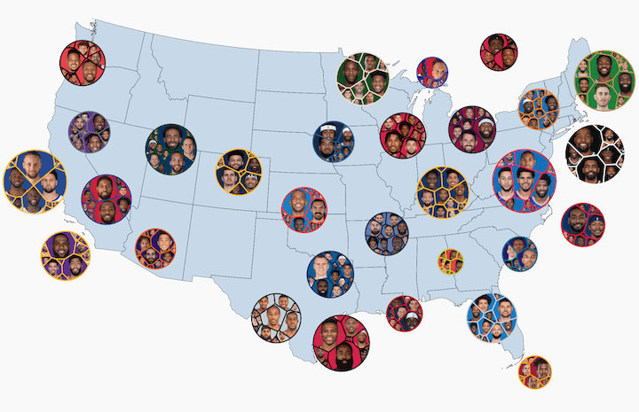 NBA Player Movement Map